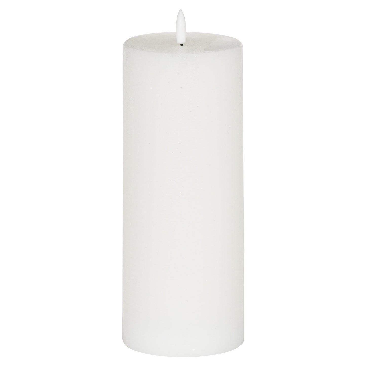 Luxe Collection Natural Glow 3.5x9 LED White Wax Candle