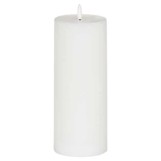 Luxe Collection Natural Glow 3.5x9 LED White Wax Candle